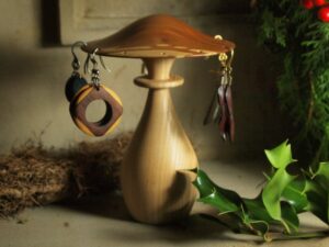 Champignon porte boucle d’oreille – petit modèle