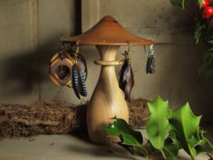 Champignon porte boucle d’oreille – petit modèle