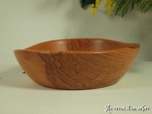 Assiette creuse en frêne-olivier 141