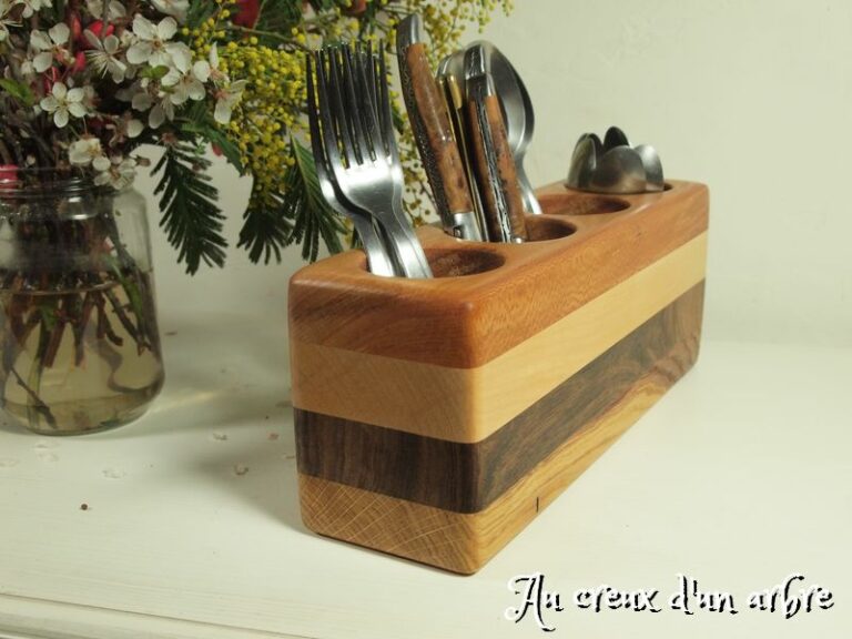 Couverts à salade en bois d'olivier Bérard Contour 30cm