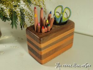 Pot à crayon 4 essences