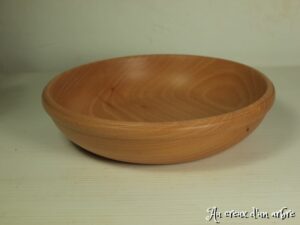 Assiette creuse en hêtre 136
