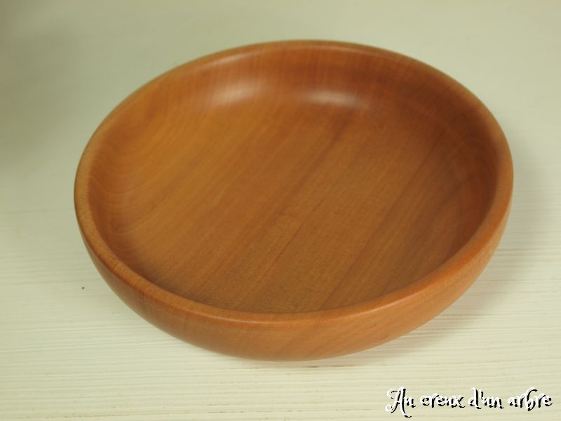 Assiette mi-creuse en hêtre – Image 4
