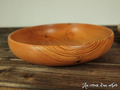 Lot de 2 assiettes creuse en frêne-olivier (2ème choix) – Image 3