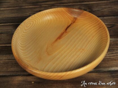 Lot de 2 assiettes creuse en frêne-olivier (2ème choix) – Image 7