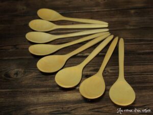 Cuillère en bois pour manger (adulte) en érable