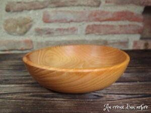Assiette creuse en frêne – 2eme choix 112