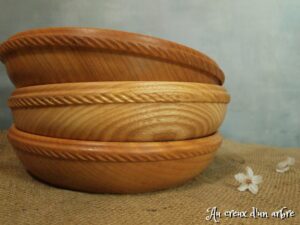 Assiette creuse en frêne 4