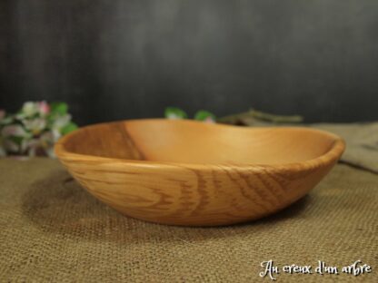 Assiette creuse en frêne-olivier – Image 4