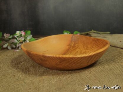Assiette creuse en frêne-olivier – Image 3