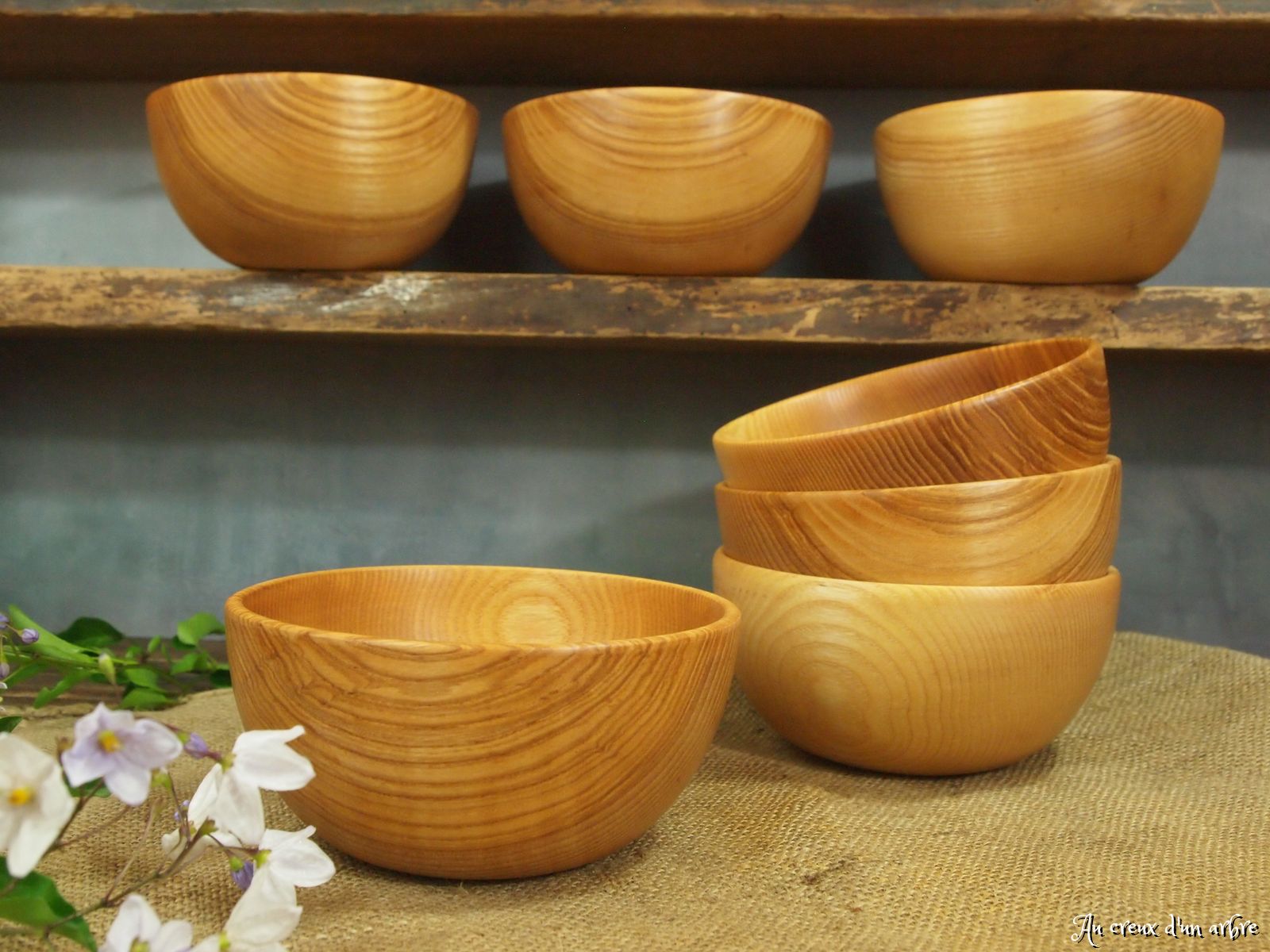 Bol en frêne-olivier – Image 3