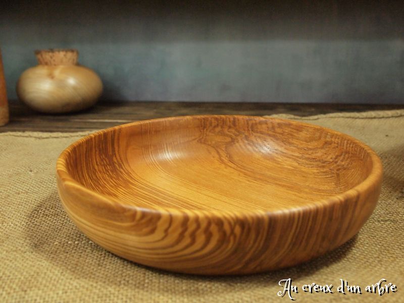 Assiettes creuses en frêne-olivier – Image 4