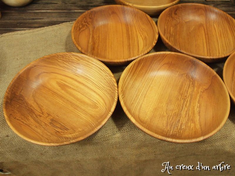 Assiettes creuses en frêne-olivier – Image 10