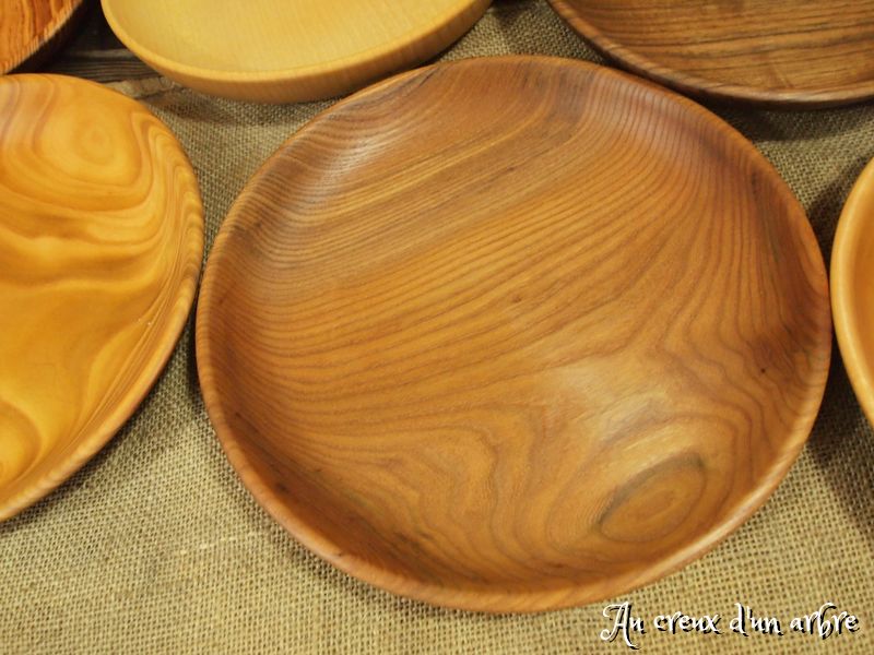 Lot de 10 assiettes, 10 (!!!) essences de bois – Image 6