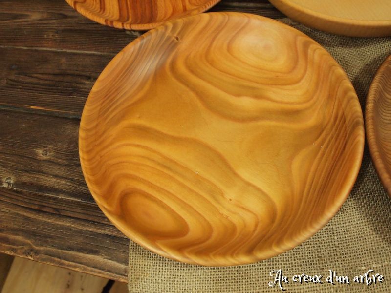 Lot de 10 assiettes, 10 (!!!) essences de bois – Image 7