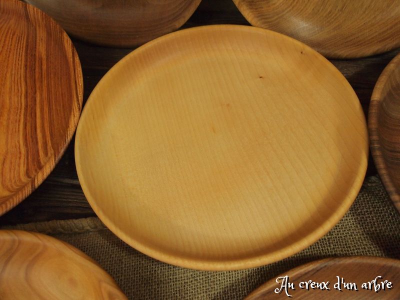 Lot de 10 assiettes, 10 (!!!) essences de bois – Image 9