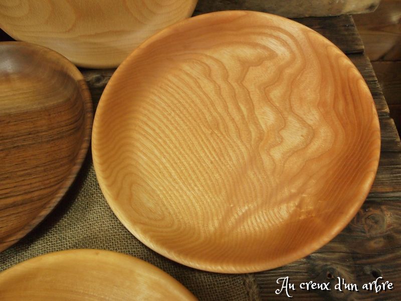 Lot de 10 assiettes, 10 (!!!) essences de bois – Image 11