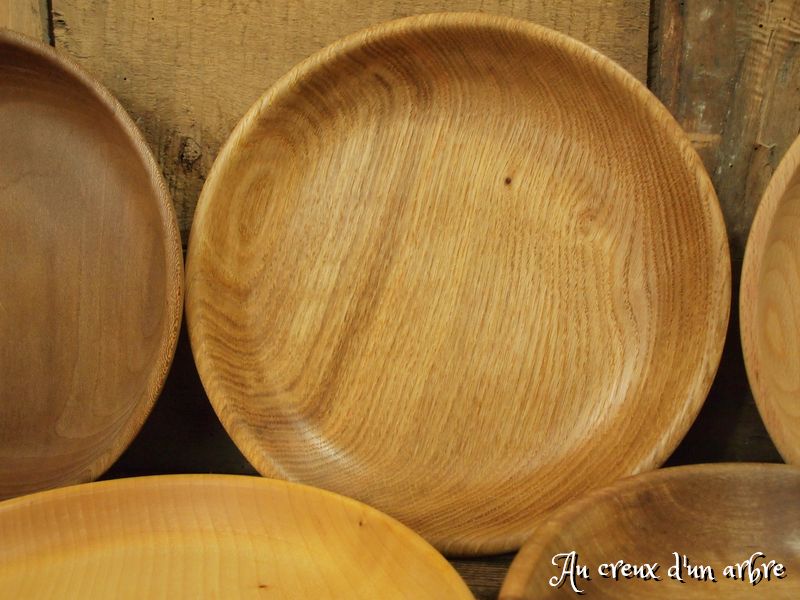 Lot de 10 assiettes, 10 (!!!) essences de bois – Image 13
