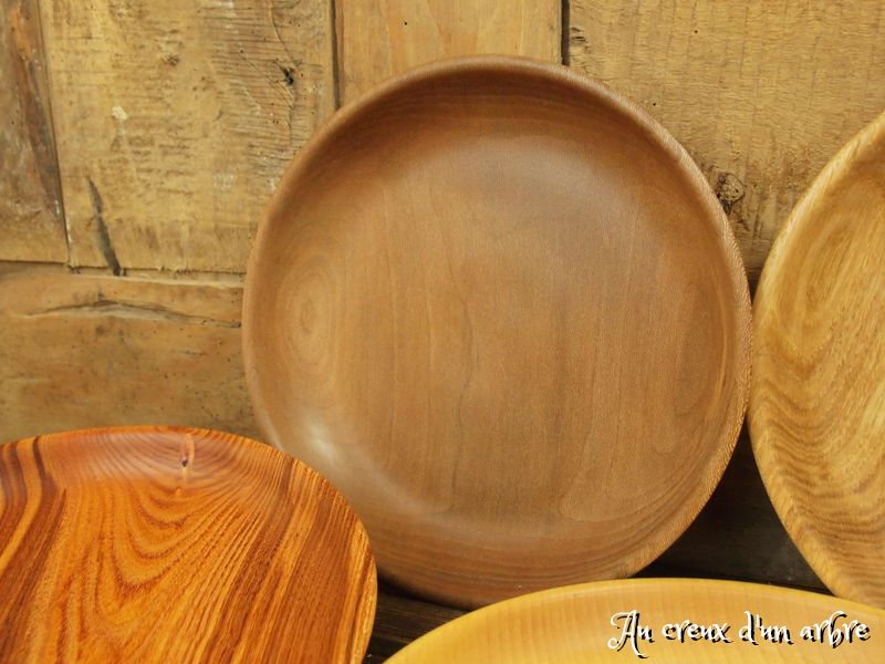 Lot de 10 assiettes, 10 (!!!) essences de bois – Image 14