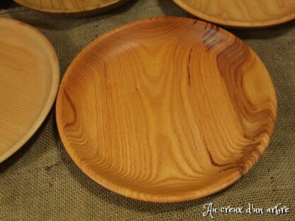 Lot de 8 assiettes, 8 essences de bois – Image 4