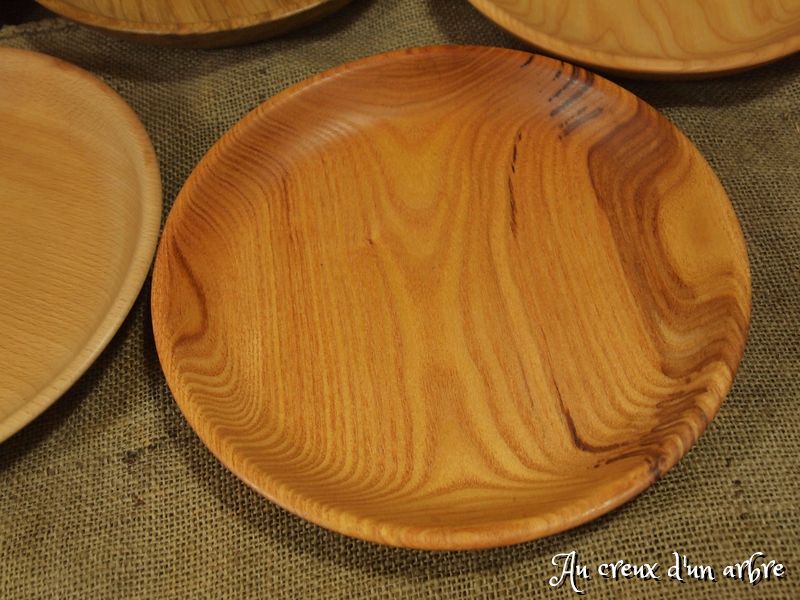 Lot de 8 assiettes, 8 essences de bois – Image 4