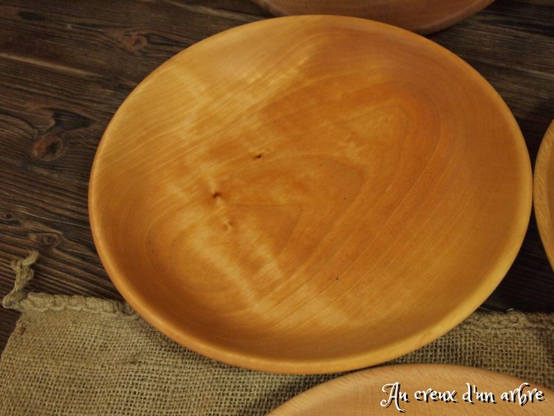 Lot de 8 assiettes, 8 essences de bois – Image 7