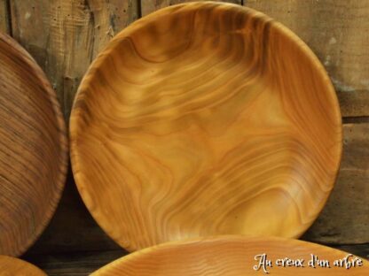 Lot de 8 assiettes, 8 essences de bois – Image 8