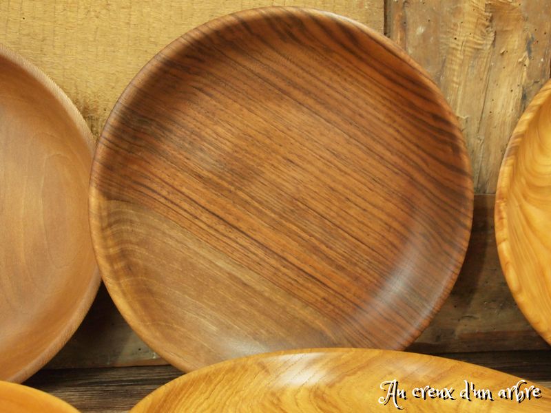 Lot de 8 assiettes, 8 essences de bois – Image 10