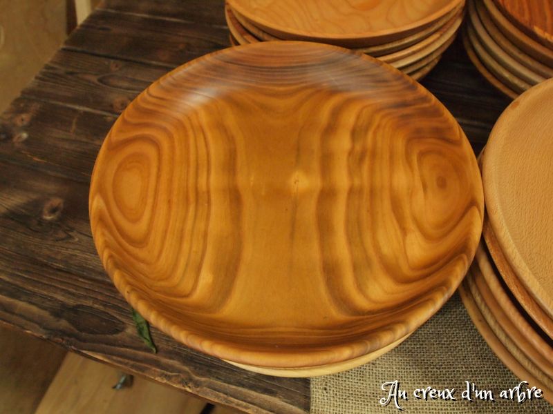 Lot de 6 assiettes, 6 essences de bois – Image 4