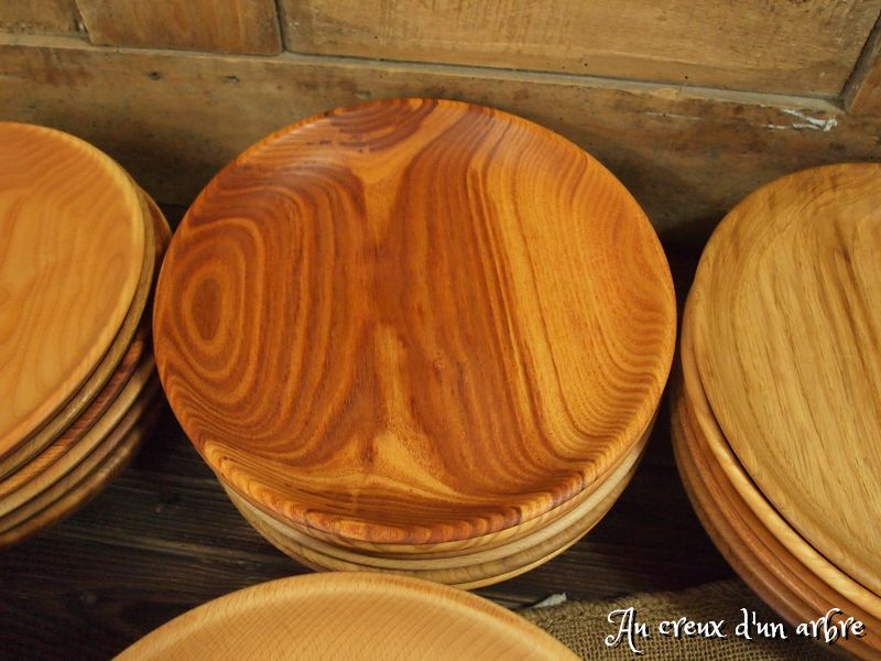 Lot de 6 assiettes, 6 essences de bois – Image 5