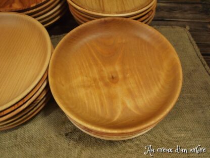 Lot de 6 assiettes, 6 essences de bois – Image 9