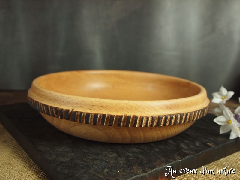 Assiette en hêtre – Image 3