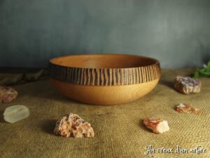 Assiette en hêtre