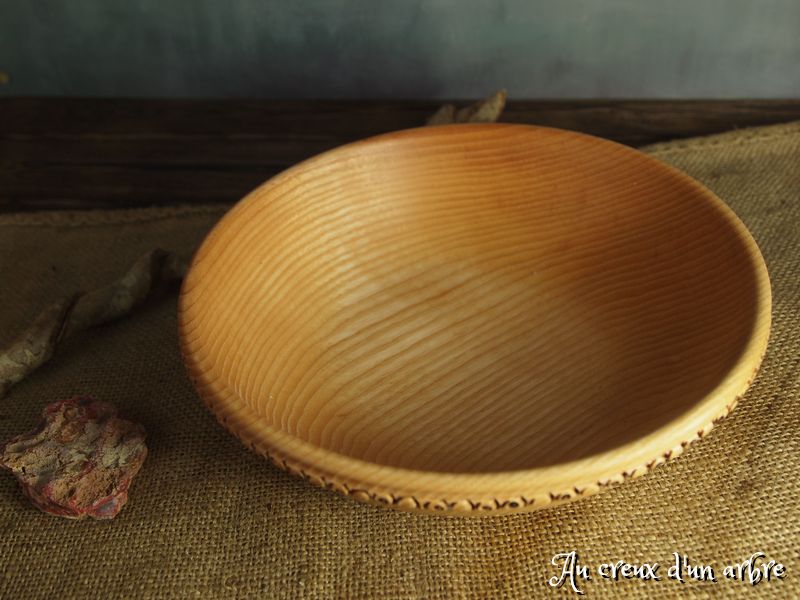 Assiette en frêne – Image 2