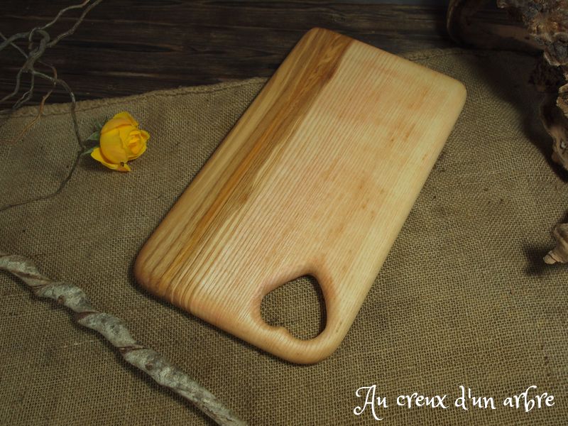 Planche à découper en frêne-olivier