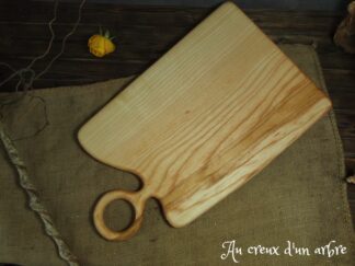 Planche à découper en frêne-olivier