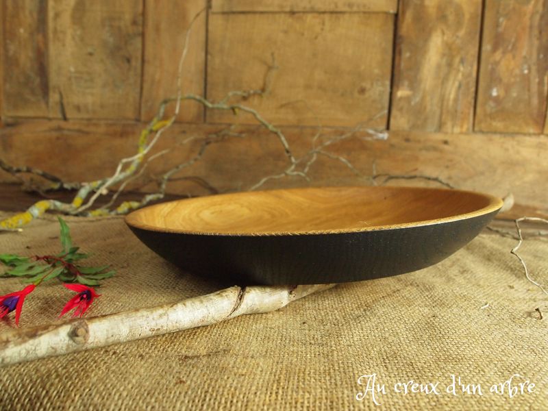 Plat en chêne ébonisé – Image 3