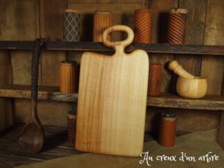 Planche à découper en frêne-olivier