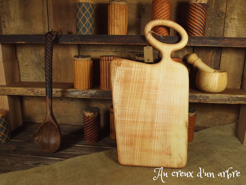 Planche à découper en frêne-olivier – Image 2