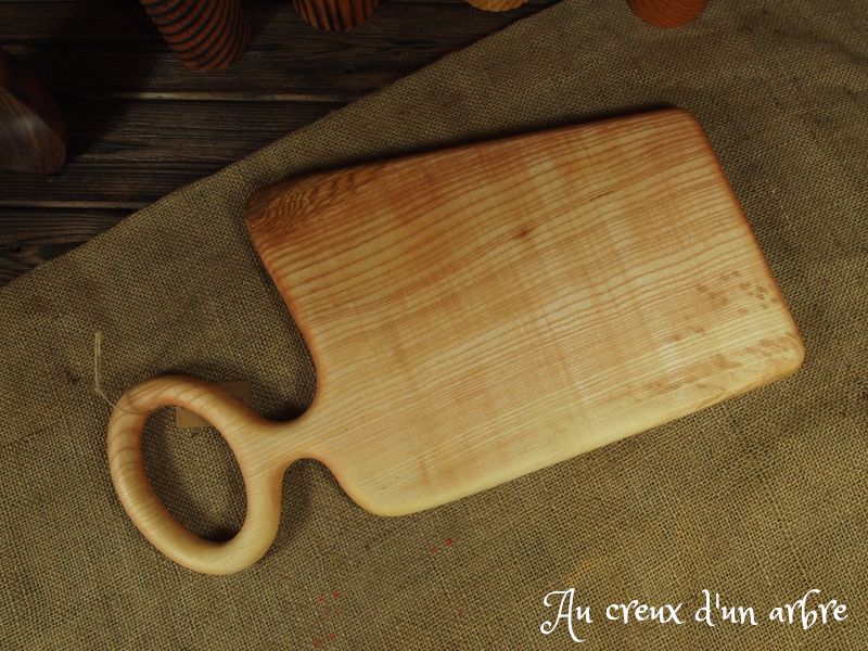 Planche à découper en frêne-olivier