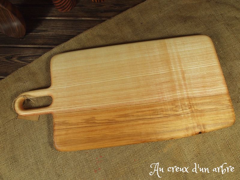 Planche à découper en frêne-olivier – Image 3