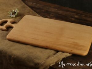 Planche à découper artisanale en hêtre