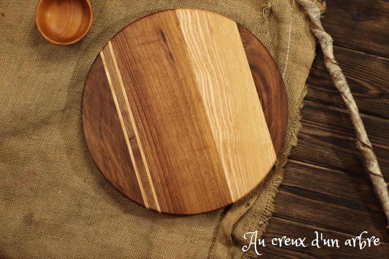 Plat à tarte en noyer
