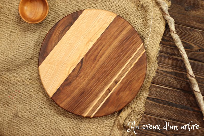 Plat à tarte en noyer – Image 2