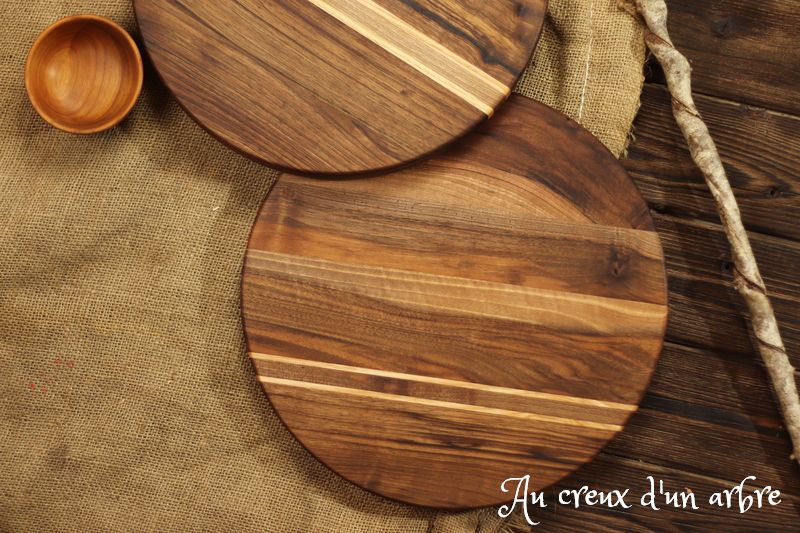 Planche à pizza en noyer – Image 3