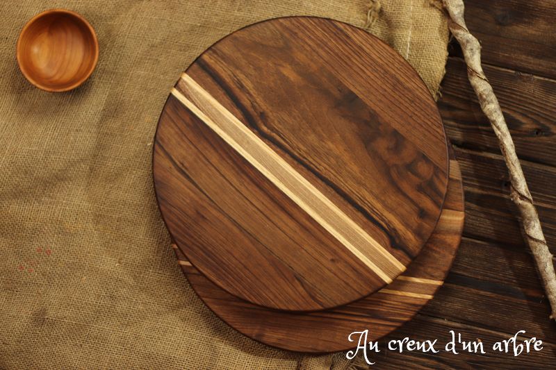 Planche à pizza en noyer – Image 4