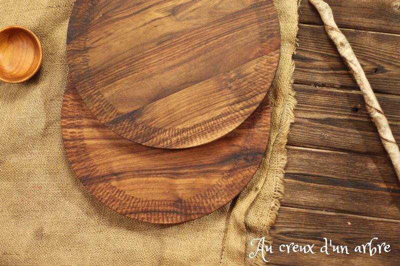 Plat à tarte en noyer – Image 2