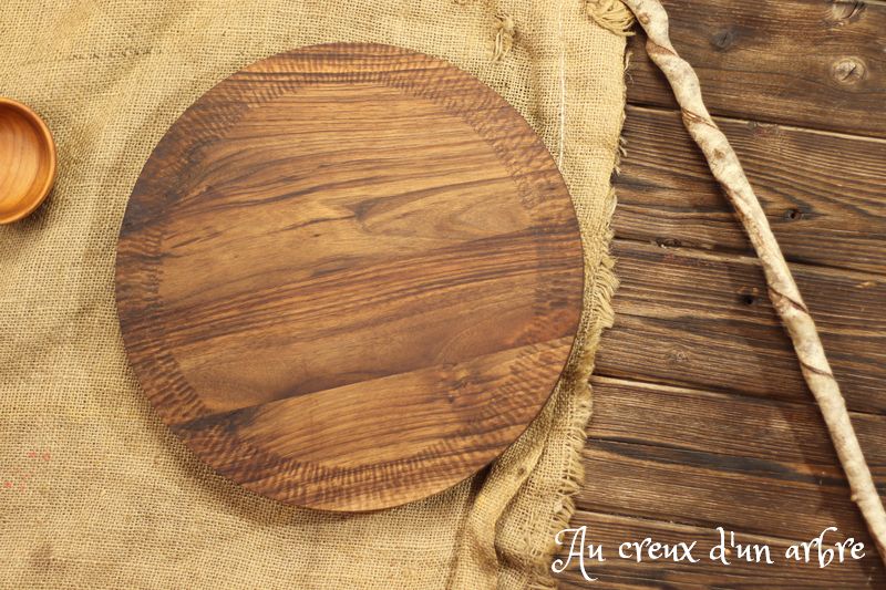 Plat à tarte en noyer – Image 3