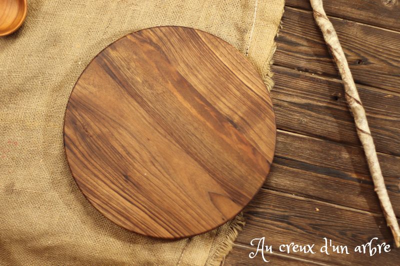 Plat à tarte en noyer – Image 5